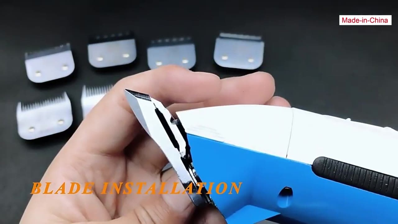 #4F detachable clipper blade, attachment view