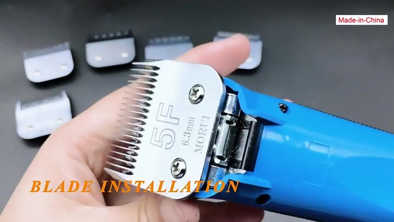 #5F detachable clipper blade, attachment view